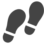 Foot Sign SVG Icon